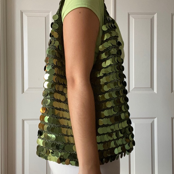 Green Sequin Y2K Bag💚 - Picture 2 of 4